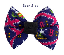 Load image into Gallery viewer, Bow Tie for Dogs: Traditional Patola Bow for Pets (Blue)