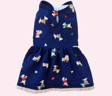 Load image into Gallery viewer, Dog Dress for Small Dogs: Flannel Winter Clothing for Shihtzu, Lhasa Apso