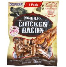 Load image into Gallery viewer, Dog Treats: Noodles Chicken Bacon Strips (130 grams)
