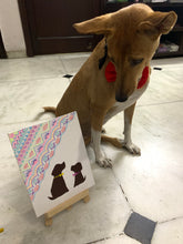 Load image into Gallery viewer, Dog Doodle Art: Colourful Art on Canvas