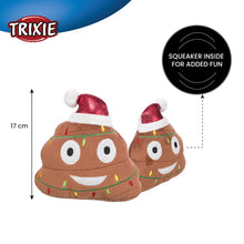 Load image into Gallery viewer, Squeaky Dog Toy: Trixie Emoticon Plush Dog Toy