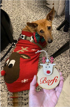 Load image into Gallery viewer, Hand-painted Christmas Ornaments: Personalised Reindeer Ornaments