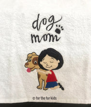 Load image into Gallery viewer, Dog Mom Embroidered Towel