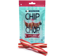 Load image into Gallery viewer, Chicken Cranberry Twists Dental Dog Treats