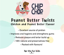 Load image into Gallery viewer, Chicken Peanut Butter Twists Dental Dog Treats