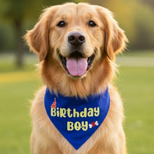 Load image into Gallery viewer, Dog Bandana: Birthday Boy Bandana for Pets
