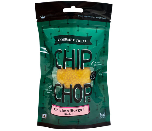 Chip Chops Gourmet Dog Treats: Chicken Burger for Dogs