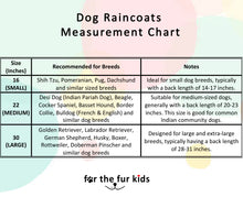 Load image into Gallery viewer, Pawsome Mausum Dog Raincoat - for Golden Retriever, Labrador, German Shepherd, Boxer, Rottweiler, Doberman and Similar Dog Breeds