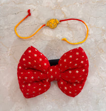 Load image into Gallery viewer, Mini Rakhi Gift Box for Pets with Festive Bow Tie