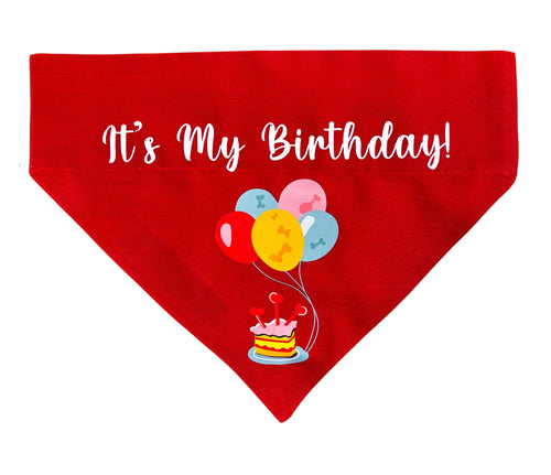 Pet Bandana: Birthday Dog Bandana for Photoshoots and Birthday Parties