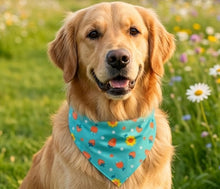 Load image into Gallery viewer, Dog Bandana: Gardenia Summer Bandana for Pets