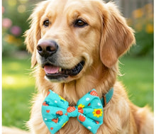 Load image into Gallery viewer, Bow Tie for Dogs: Gardenia Summer Dog Bow Tie