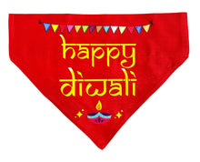 Load image into Gallery viewer, Dog Bandana: Happy Diwali Bandana for Pets