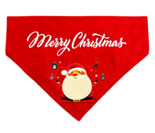 Load image into Gallery viewer, Classic Merry Christmas Bandana for Pets