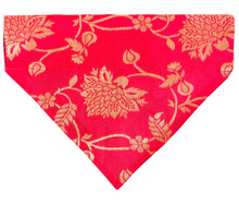 Load image into Gallery viewer, Traditional Dog Bandana: Ethnic Dog Bandana with Embroidery for Diwali, Weddings and Festivals
