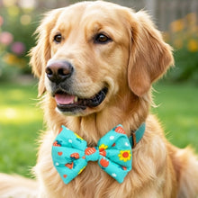 Load image into Gallery viewer, Bow Tie for Dogs: Gardenia Summer Dog Bow Tie