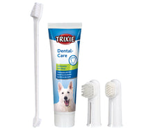 Load image into Gallery viewer, Trixie Dental Hygiene Kit for Dogs with Dog Toothpaste and Brushes