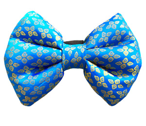 Bow Tie for Pets: Traditional Dog Bow Tie for Festivals and Weddings (Blue)
