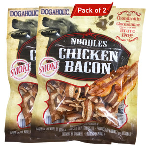 Dog Treats: Noodles Chicken Bacon Strips (130 grams)