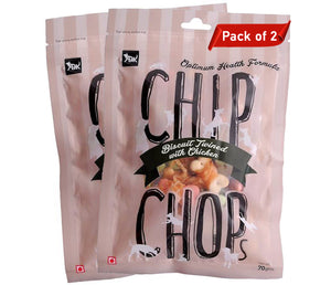 Dog Treats: Chip Chops Biscuits Twined with Chicken (70 grams)