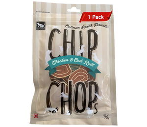 Dog Treats: Chip Chops Chicken & Cod Roll (70 grams)