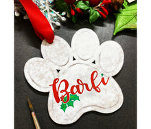 Load image into Gallery viewer, Hand-painted Christmas Ornaments: Personalised Ornaments