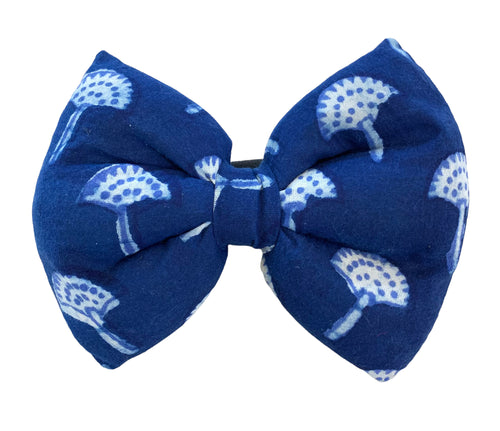 Bow Tie for Dogs: Traditional Indigo Festive Bow for Pets