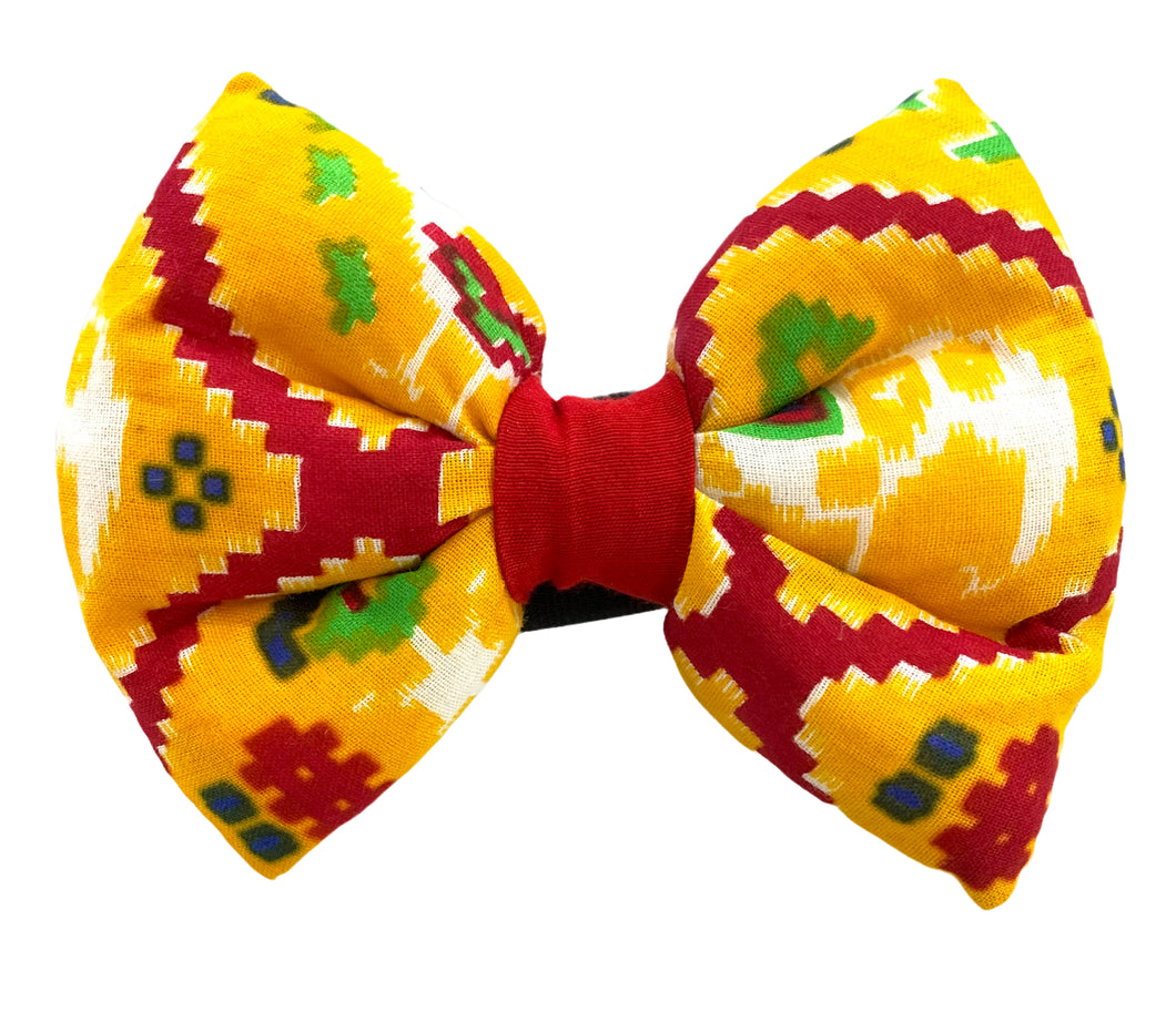 Bow Tie for Dogs: Traditional Patola Festive Bow for Pets
