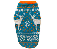 Load image into Gallery viewer, Reindeer Dog Sweater: Warm and Stylish Christmas Clothes for Dogs