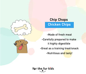 Dog Treats: Chip Chops Chicken Chips (70 grams)