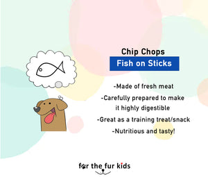 Dog Treats: Chip Chops Fish on Sticks (70 grams)