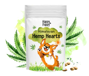 Dog Treats: Hemp Hearts (100 grams)