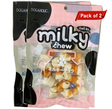 Load image into Gallery viewer, Dog Treats: Milky Chew Chicken Bone Style
