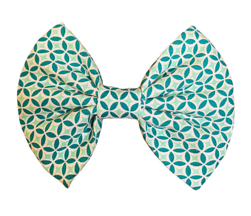 Bow Ties for Dogs: Aqua Green Summer Dog Bowtie