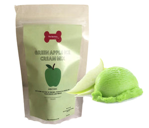 Dog Treats: Green Apple Ice Cream Mix