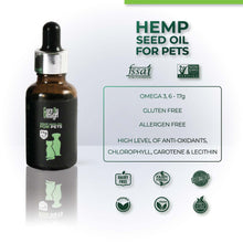 Load image into Gallery viewer, Dog Grooming: Hemp Seed Oil for Dogs 30 ml