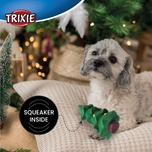 Squeaky Dog Toy: Trixie Christmas Tree Dog Toy