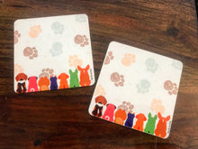 Load image into Gallery viewer, Coasters: Colourful Dogs
