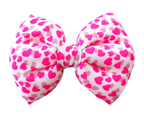 Bow Ties for Dogs: Pink Hearts Bow Tie for Pets