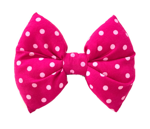 Bow Ties for Dogs: Pink Polka Dots