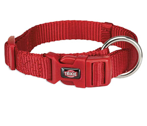 Trixie Premium Nylon Dog Collar (Red)