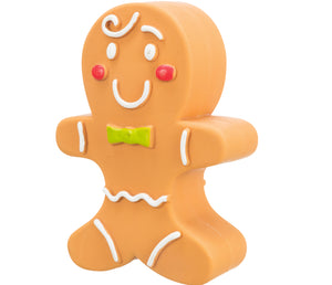 Squeaky Dog Toy: Trixie Gingerbread Figure Latex Dog Toy (Assorted Figures)