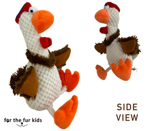 Squeaky Toy for Dogs: Rooster Plush Dog Toy
