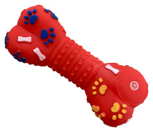 Load image into Gallery viewer, Squeaky Dog Toy: Trixie Bone Toy for Dogs (Assorted Colours)