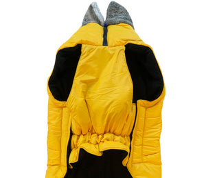 Dog Jacket | Waterproof Windproof Puffer Jacket for Dogs (Yellow)